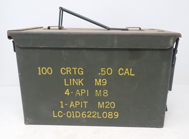 .50 Caliber Military Ammo Box