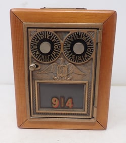 US Post Office Door Combination Bank