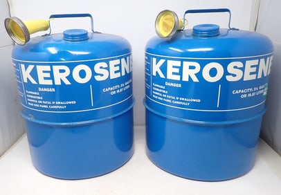 2 Chiltom Kerosene Cans