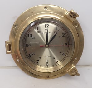 Ship's Time Brass Clock