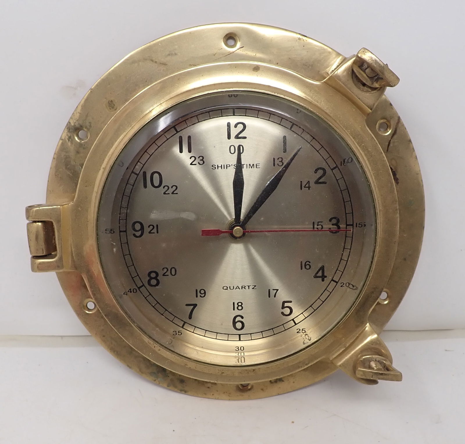 Ship's Time Brass Clock (1 of 2)