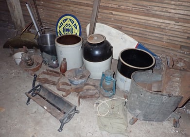 Switch Block , Cast Iron Bowls , Paper Roller & Misc