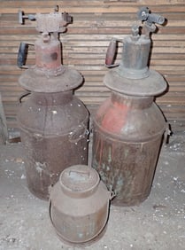 Milk Cans, Cream Can, & Blowtorches