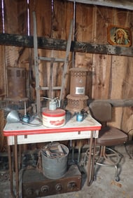 Atwater Kent Radio, Kerosene Heaters, Oil Cans & Misc