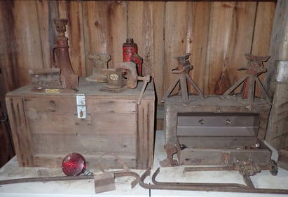Tool Boxes , Wrenches , Jacks , & Misc