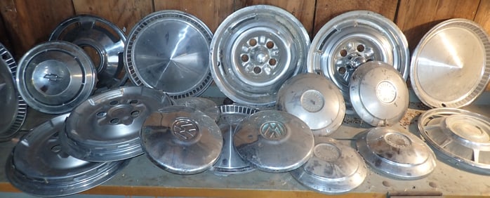 Chevrolet Corvair , Volkswagen & Ford Hubcaps