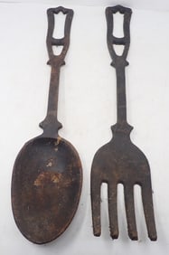 Apco Cast Iron Fork & Spoon