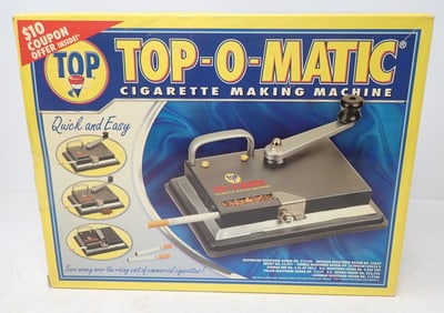 Top Top-O-Matic Cigarette Making Machine