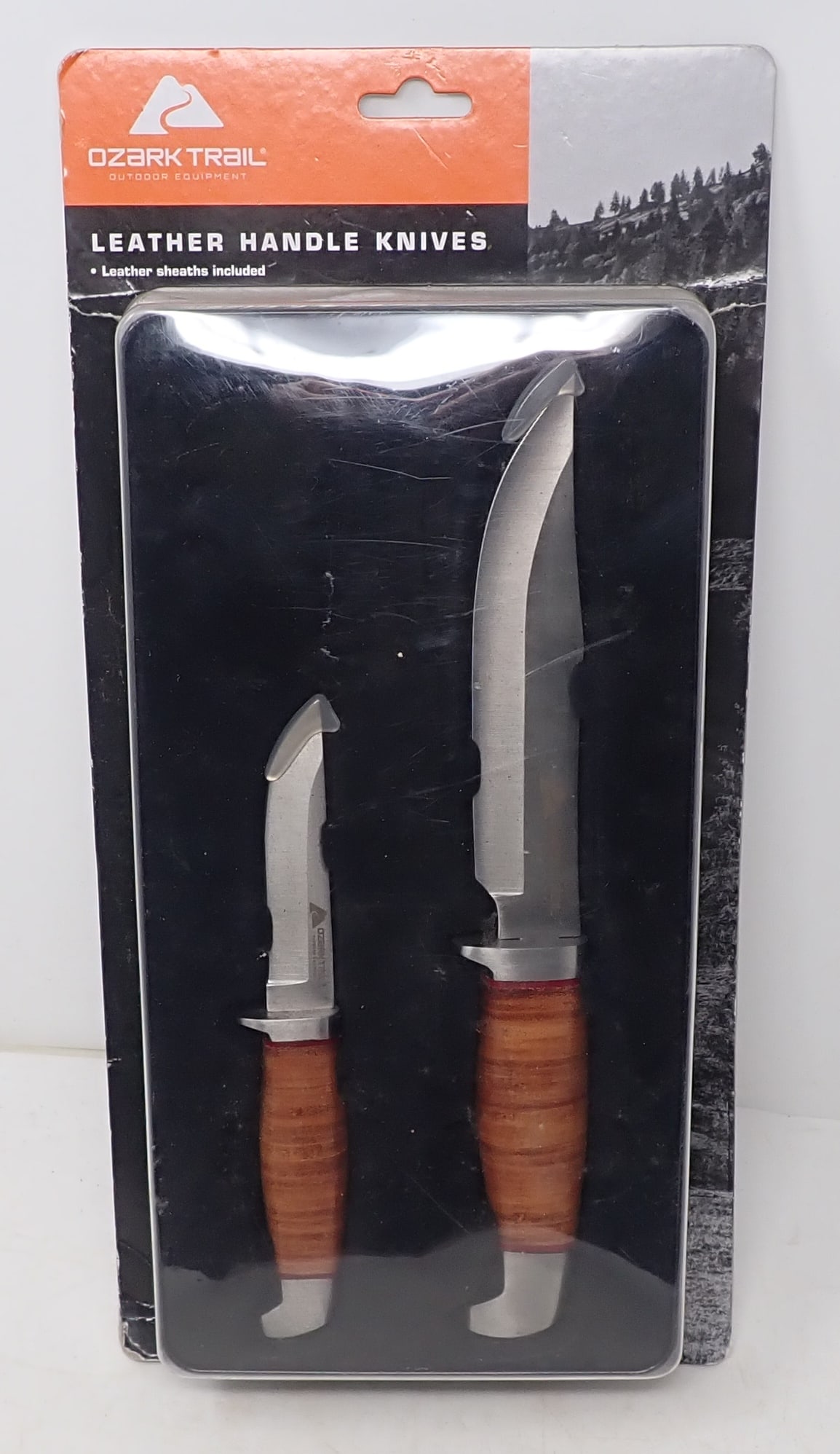 Ozark Trail Leather Handle Knives: Shipping available