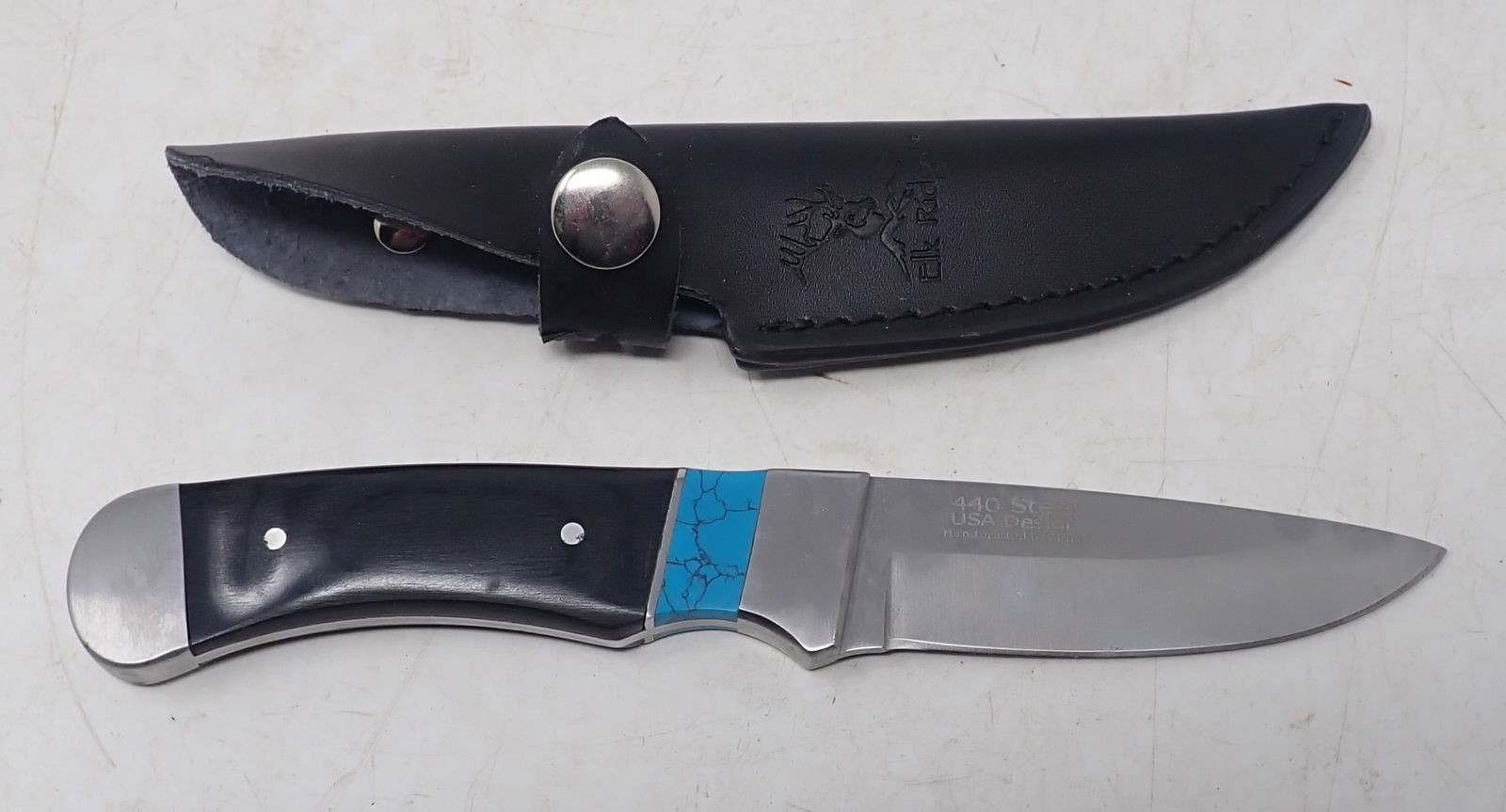 Elk Ridge 440 Steel Knife w/ Sheath (1 of 4)