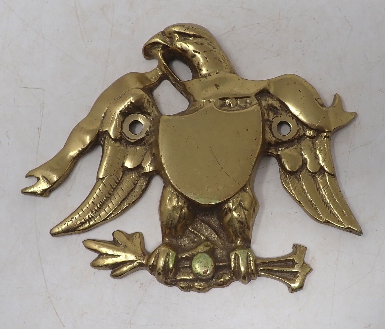 Brass Patriotic Eagle Plaque (1 of 3)