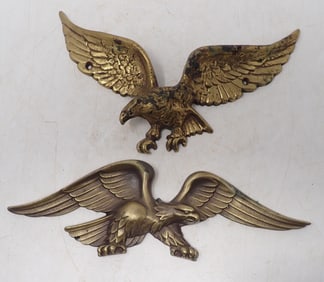 Brass Eagle Plaques
