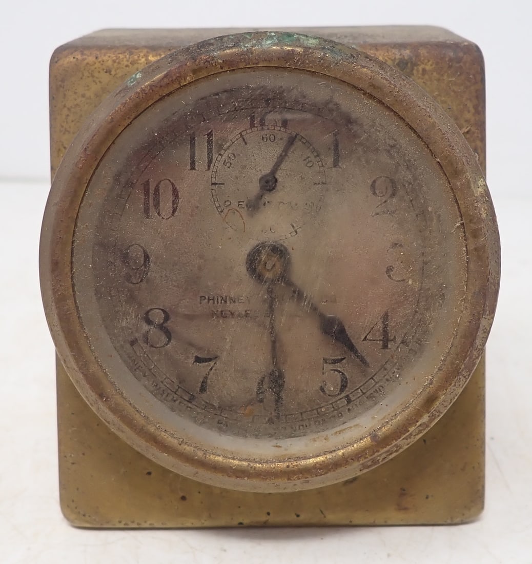 Phinney Walker Brass Keyless Clock (1 of 11)