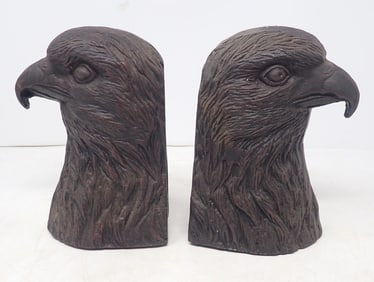 Cast Iron Eagle Bookends