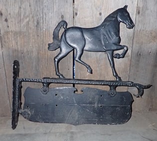 Aluminum Horse Name Plate