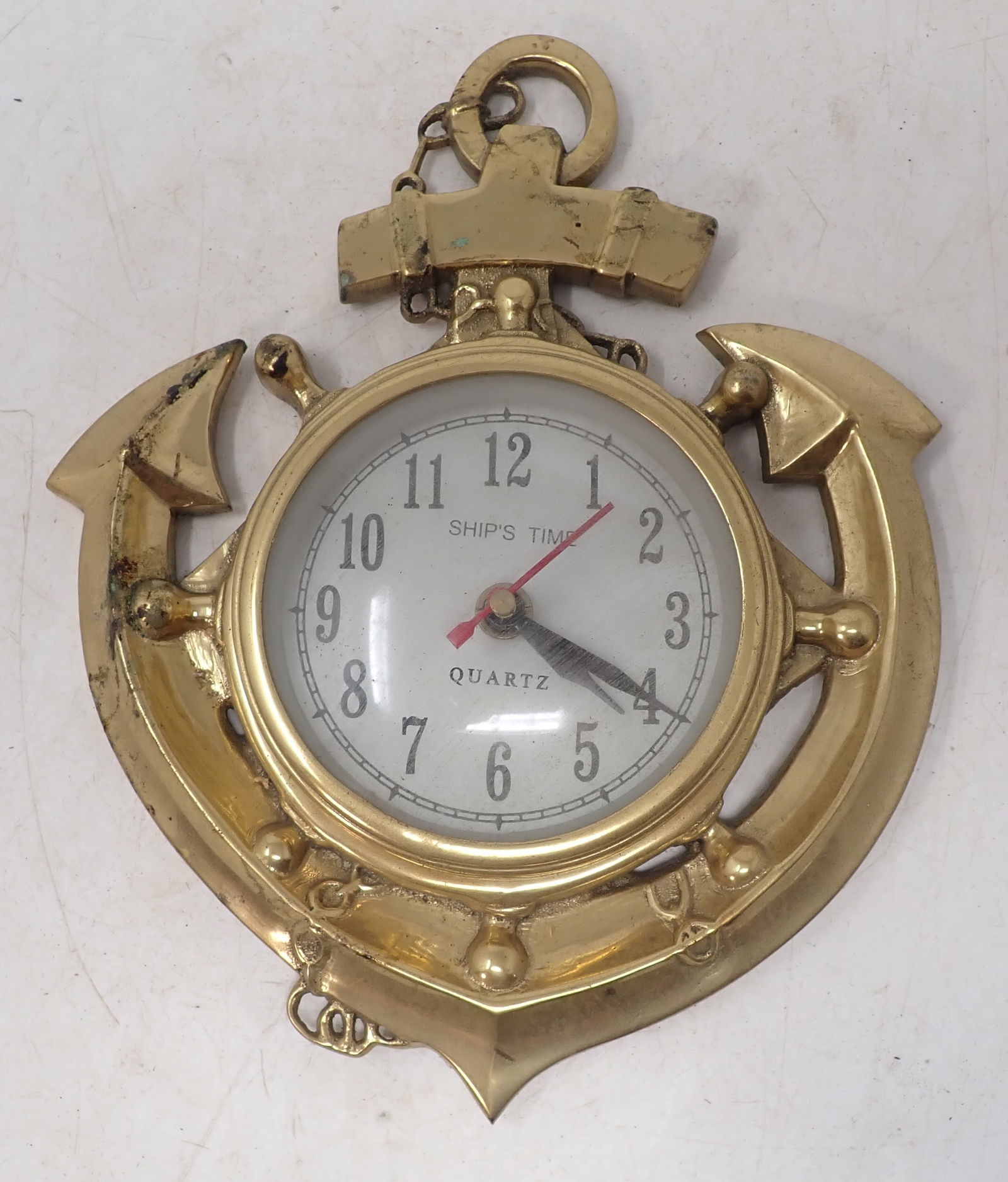 Brass Ship's Time Wall Clock (1 of 2)