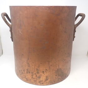 Duparquet Heavy Copper Stock Pot