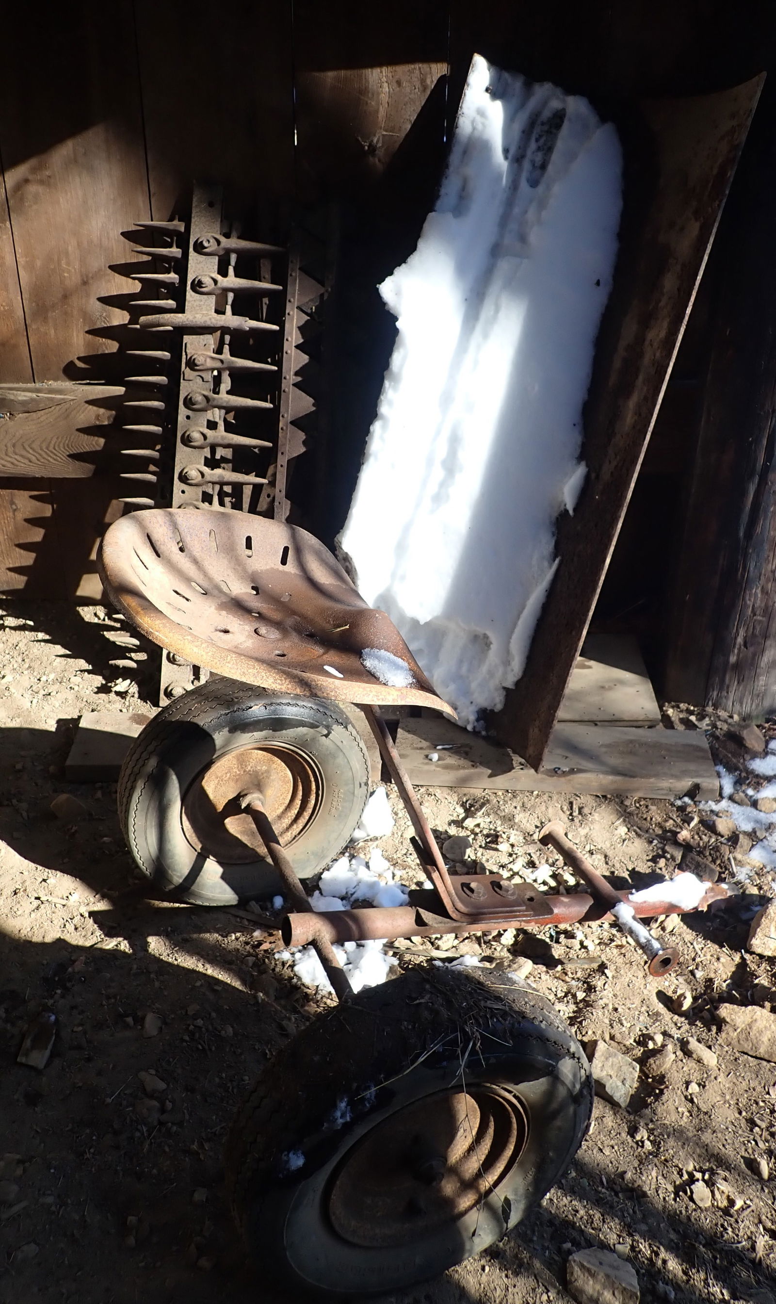 Gravely Sulky , Snowplow, & Sickle Bars: Plow is apprx 48" wide. No in house shipping ! Bring help to load !