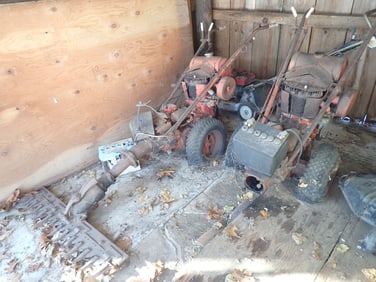 2 Gravely Tractors & Honda Push Mower