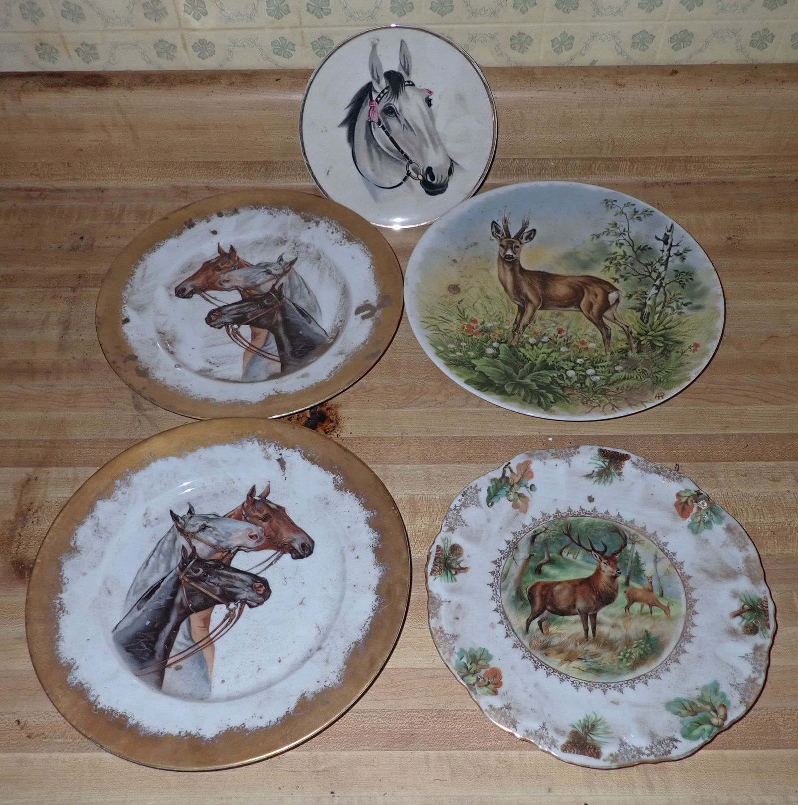 Hutschenreuther , Bavaria , Scherzer Animal Plates (1 of 9)
