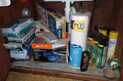 Garbage Bags , Bug Spray , Cleaner , & Misc