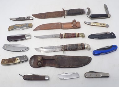 Camillus Xcelite , Imperial , Estwing , & Misc Knives