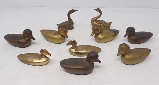 Brass Ducks & Geese