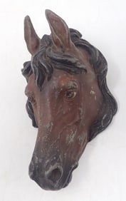 Pot Metal Horse Head Wall Plaque