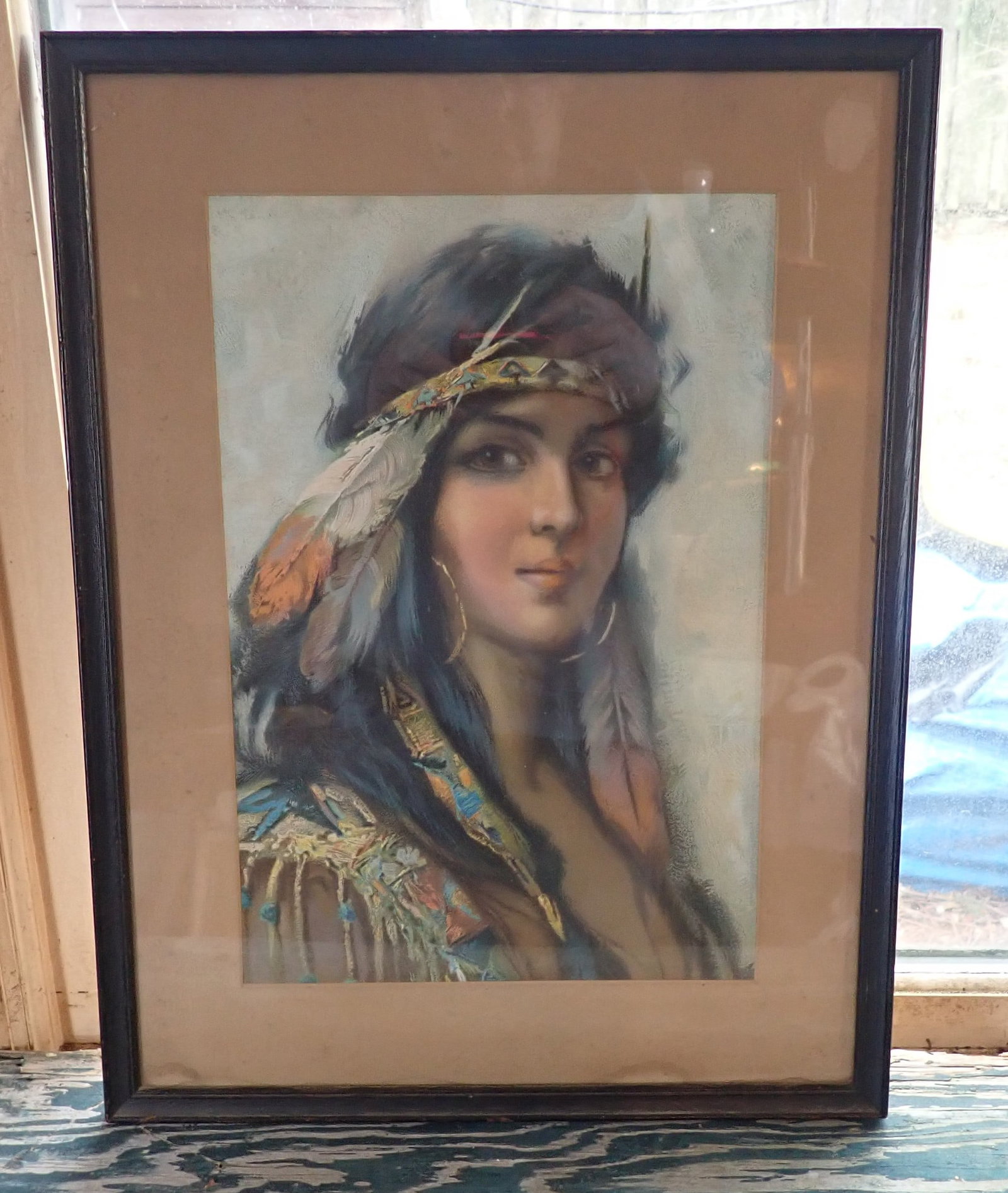 Native American Indian Woman Print (1 of 4)