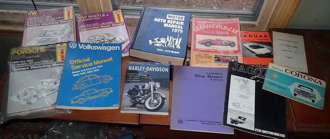 Volkswagen , Porsche , Jaguar , & Misc Manuals / Books