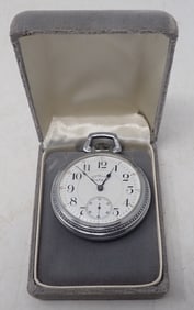 Jersey City NJ Pocket Watch w/ Waltham Works