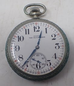 Elgin Pocket Watch w/ Illinois Case