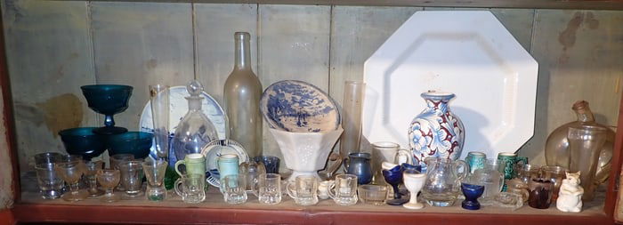 Ironstone Platter , Eye Cups , Delft , & Misc