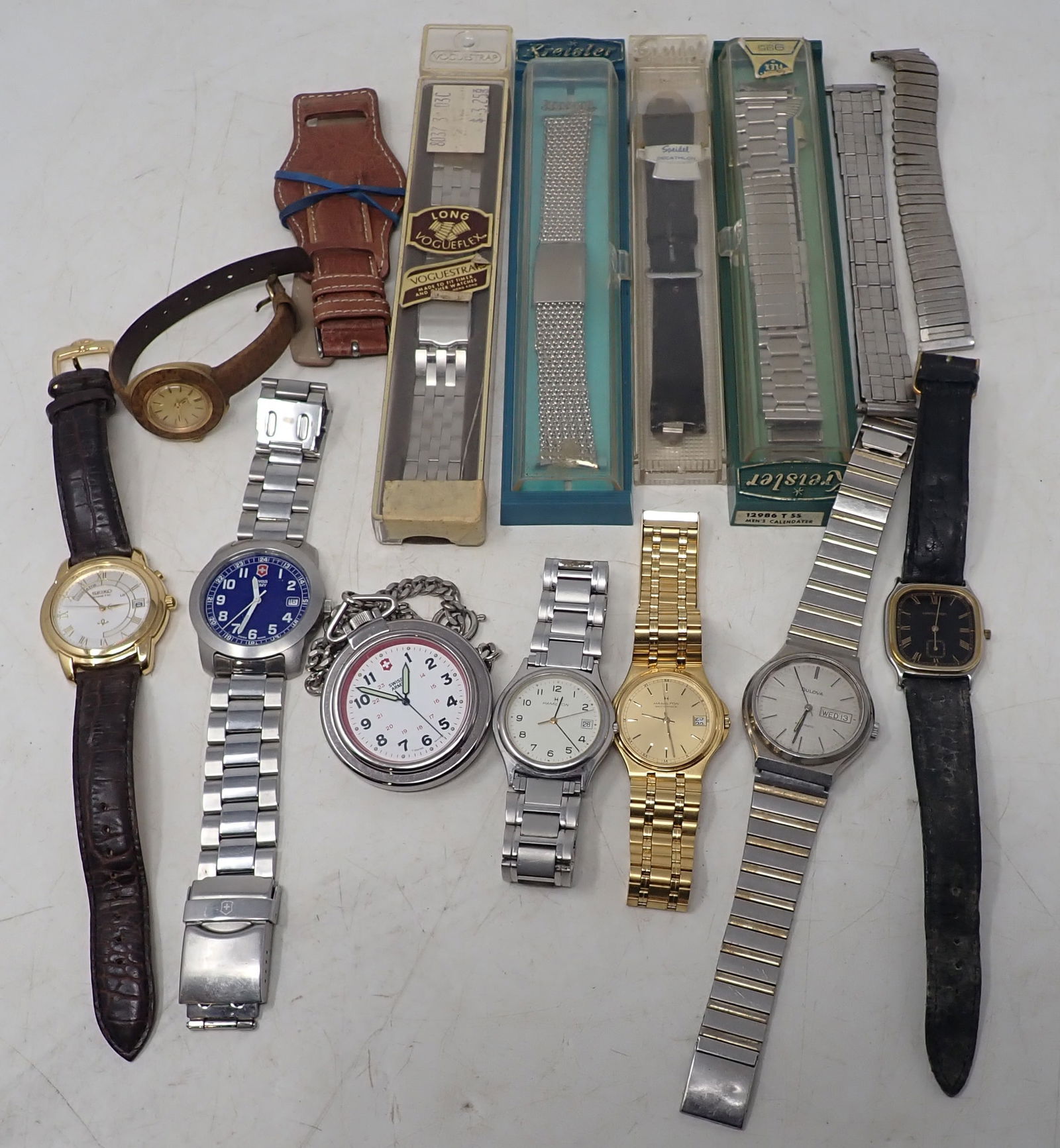 Bulova , Hamilton , Swiss Army, Seiko , Watches & Bands: Shipping available
