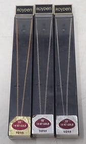 Royden 18" 14k Gold Chains