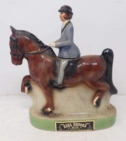 1974 Ezra Brooks Horse & Rider Decanter No. 185