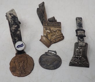 Watchfobs incl 1914 GF Grimes Fishing Pier