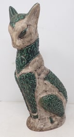 Italian mid Century Modern Pottery Cat