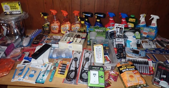 Cleaners , Surge Protectors , Kitchenware , & Misc