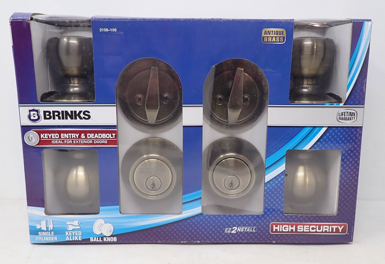 Brinks Keyed Entry & Deadbolt (1 of 3)
