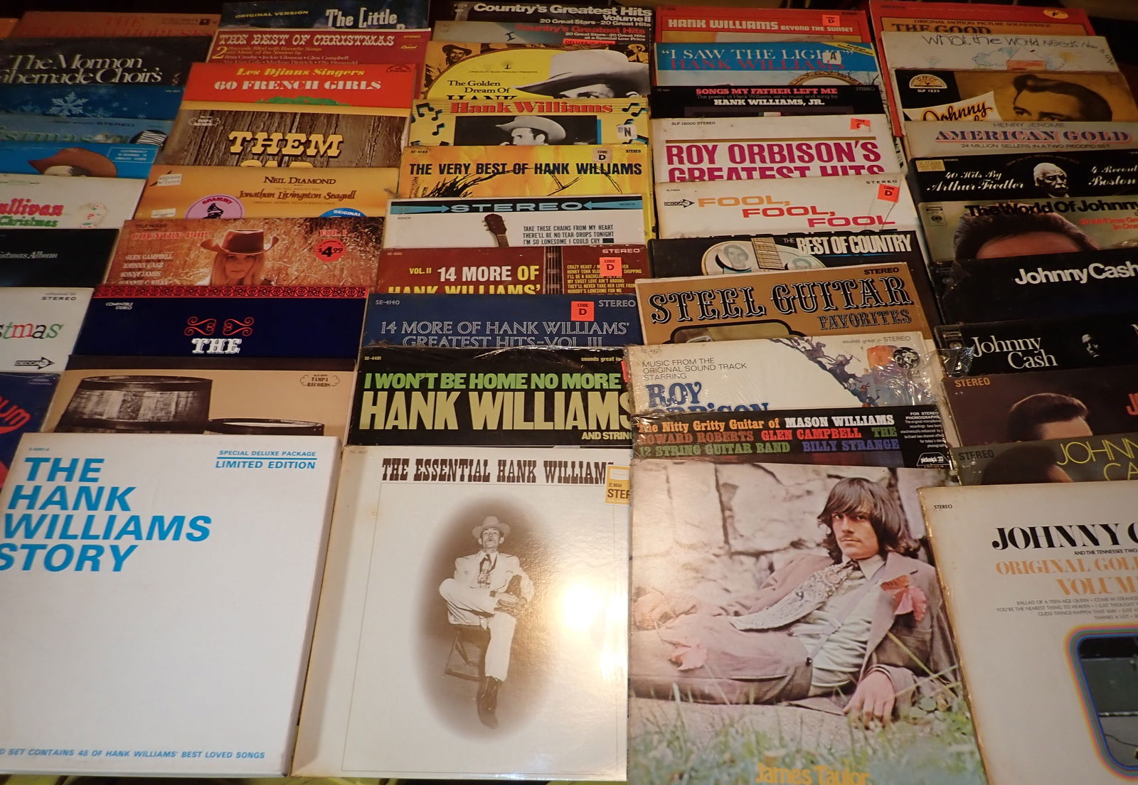 Hank Williams & Misc Records (1 of 9)