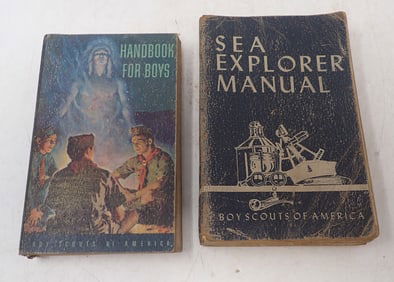 1950 Boy Scouts Book 1957 Sea Explorer
