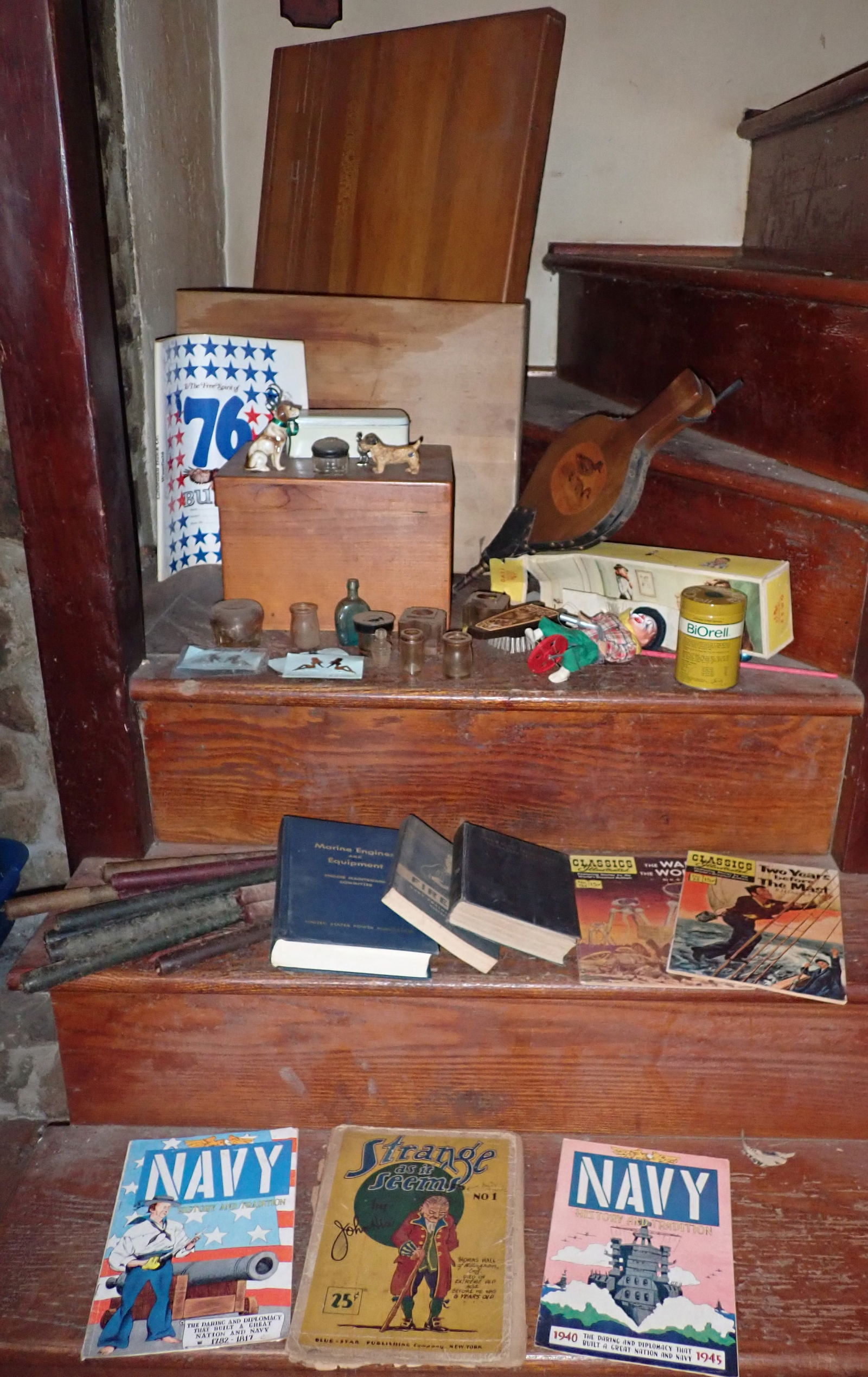 Wood Box , Candles , Comic Books , & Misc (1 of 12)