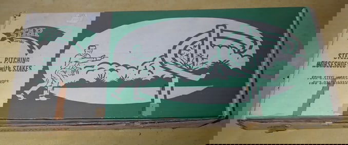 Star Steel Pitching Horseshoes w/ Stakes