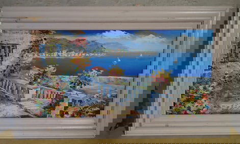 Rossini Oil on Canvas Painting