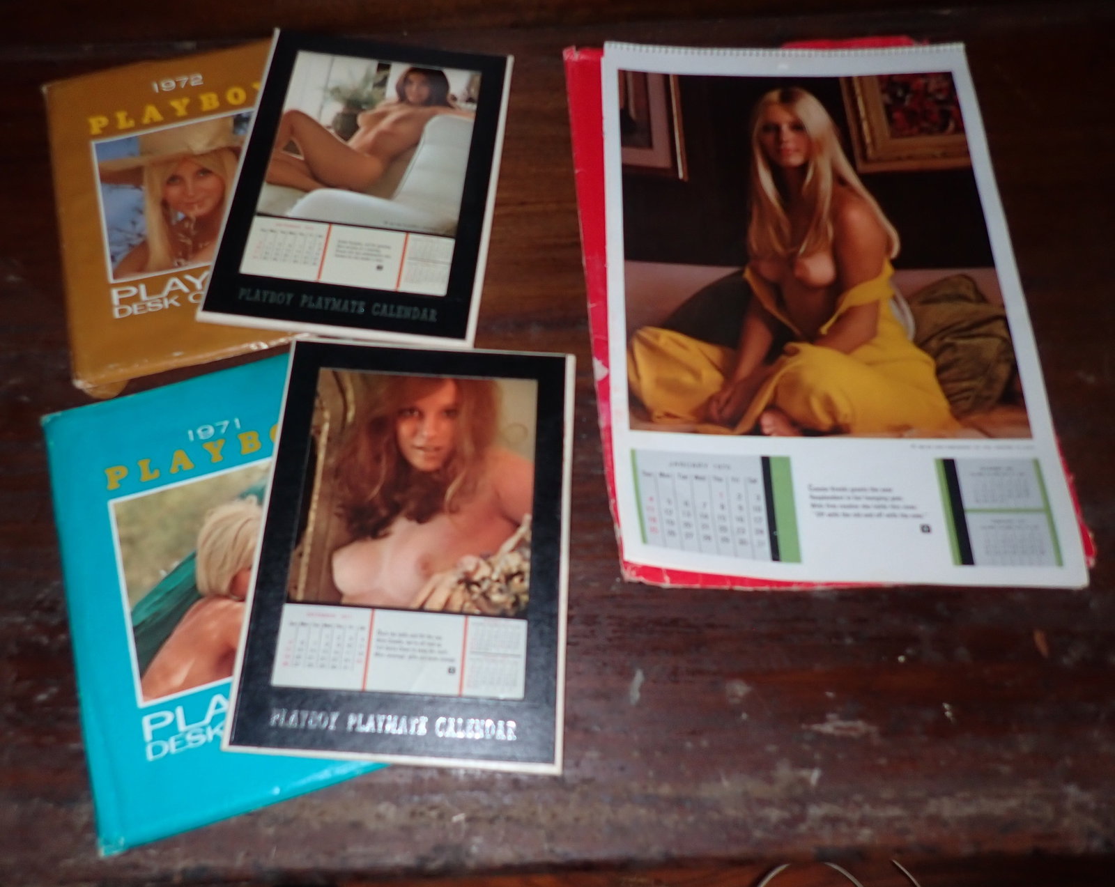 1970-72 Playboy Calendars & Playing Cards (1 of 5)