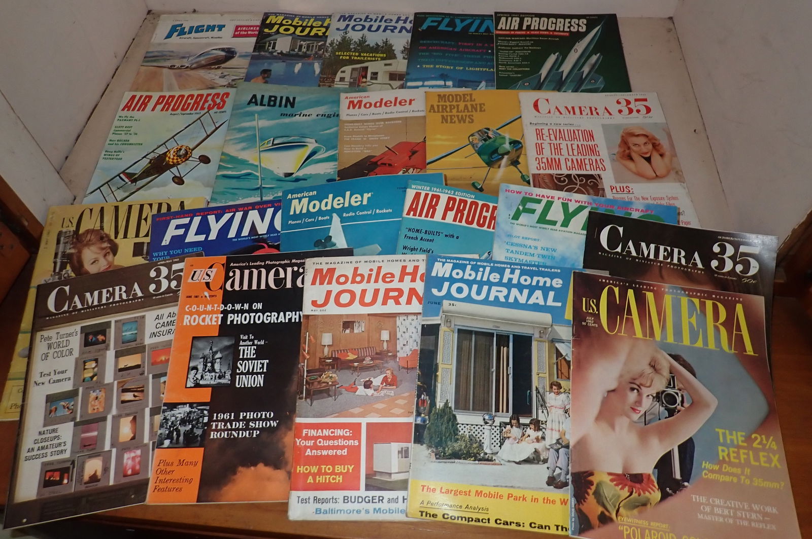 Aviation , Camera , True , Camping , & Misc Magazines (1 of 7)