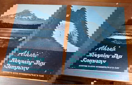 Alaska Sleeping Bag Co. Catalogs w/ Case Knives