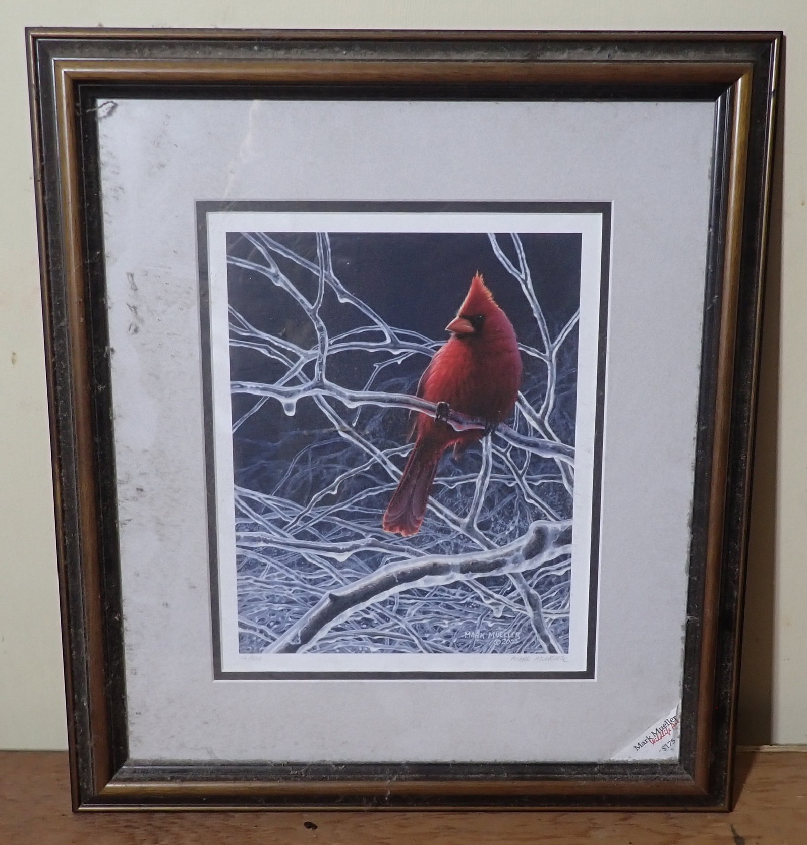 2005 Mark Mueller Signed Cardinal Print (1 of 3)