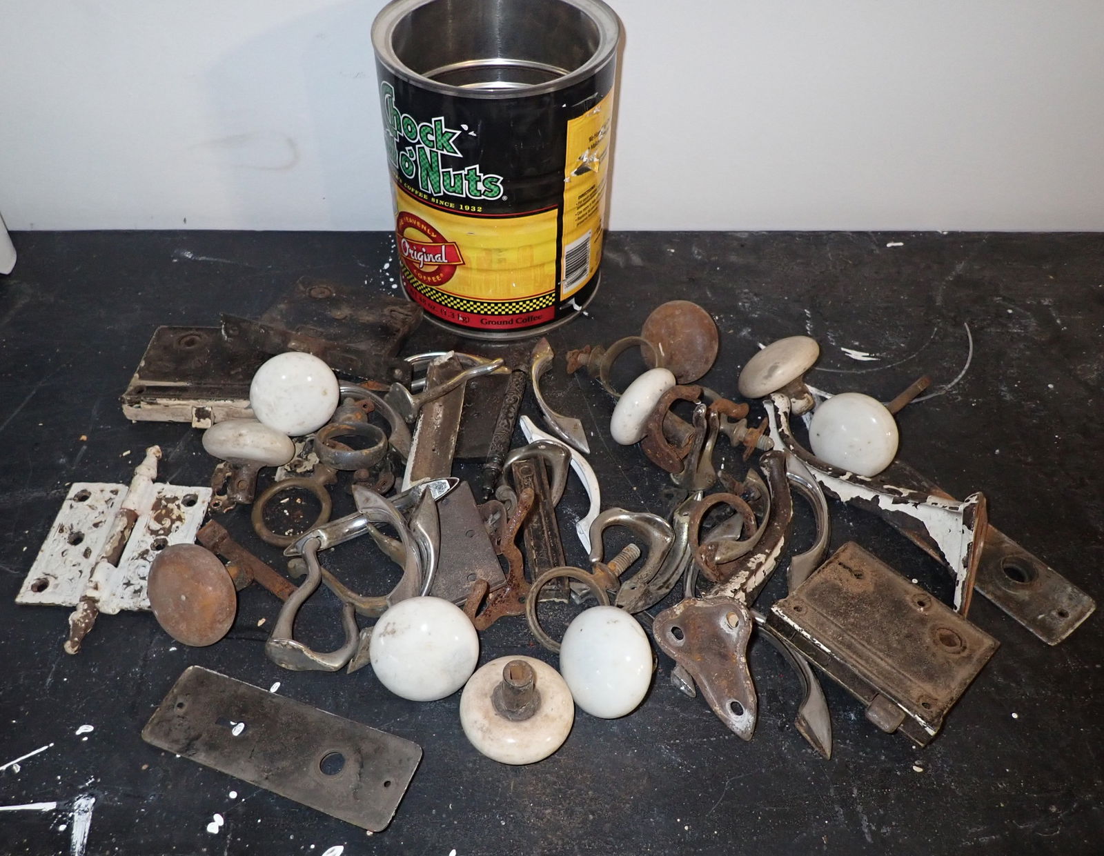 Porcelain Door Knobs , Locks , Square Head Nails , Misc Hardware (1 of 5)